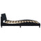 vidaXL Bed Frame without Mattress Black 180x200 cm Super King Velvet