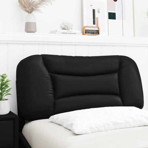 vidaXL Headboard Cushion Black 90 cm Faux Leather