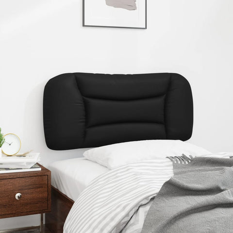 vidaXL Headboard Cushion Black 90 cm Faux Leather