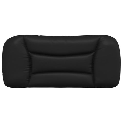 vidaXL Headboard Cushion Black 90 cm Faux Leather