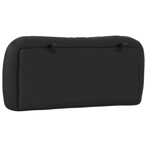 vidaXL Headboard Cushion Black 90 cm Faux Leather