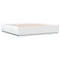 vidaXL Bed Frame with LED without Mattress White 200x200 cm