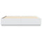 vidaXL Bed Frame with LED without Mattress White 200x200 cm