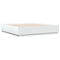 vidaXL Bed Frame with LED without Mattress White 200x200 cm