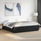 vidaXL Bed Frame with LED without Mattress Black 200x200 cm
