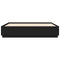 vidaXL Bed Frame with LED without Mattress Black 180x200 cm Super King