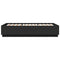vidaXL Bed Frame with LED without Mattress Black 150x200 cm King Size