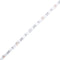 vidaXL Bed Frame with LED without Mattress Concrete Grey 150x200 cm King Size