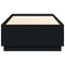 vidaXL Bed Frame with LED without Mattress Black 100x200 cm
