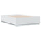 vidaXL Bed Frame with LED without Mattress White 135x190 cm Double