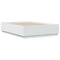 vidaXL Bed Frame with LED without Mattress White 135x190 cm Double