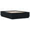 vidaXL Bed Frame with LED without Mattress Black 135x190 cm Double