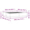 vidaXL Bed Frame without Mattress Grey Sonoma 200x200 cm