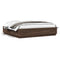 vidaXL Bed Frame without Mattress Brown Oak 200x200 cm