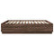 vidaXL Bed Frame without Mattress Brown Oak 200x200 cm