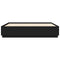 vidaXL Bed Frame without Mattress Black 180x200 cm Super King