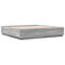 vidaXL Bed Frame without Mattress Grey Sonoma 180x200 cm Super King