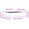 vidaXL Bed Frame without Mattress Grey Sonoma 180x200 cm Super King