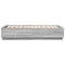 vidaXL Bed Frame without Mattress Grey Sonoma 160x200 cm