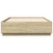 vidaXL Bed Frame without Mattress Sonoma Oak 150x200 cm King Size