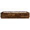 vidaXL Bed Frame without Mattress Smoked Oak 150x200 cm King Size
