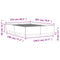 vidaXL Bed Frame without Mattress Brown Oak 150x200 cm King Size