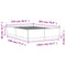 vidaXL Bed Frame without Mattress Concrete Grey 140x200 cm