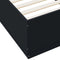 vidaXL Bed Frame without Mattress Black 90x200 cm