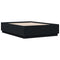 vidaXL Bed Frame without Mattress Black 140x190 cm