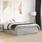 vidaXL Bed Frame without Mattress Grey Sonoma 140x190 cm