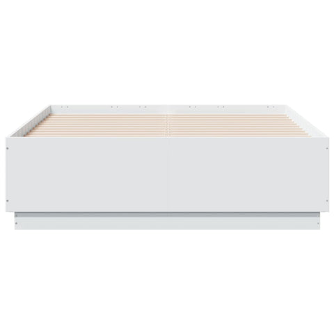 vidaXL Bed Frame without Mattress White 135x190 cm Double