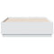 vidaXL Bed Frame without Mattress White 135x190 cm Double