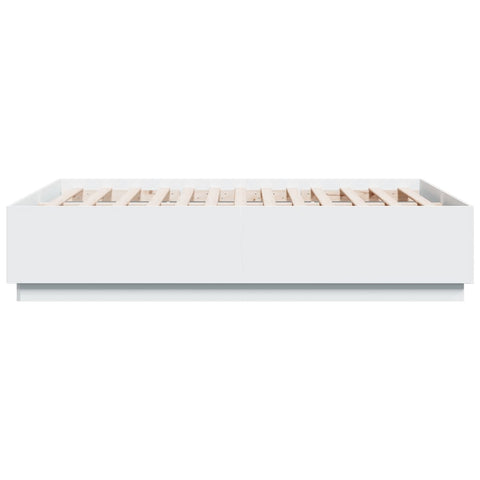 vidaXL Bed Frame without Mattress White 135x190 cm Double
