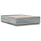 vidaXL Bed Frame without Mattress Grey Sonoma 135x190 cm Double