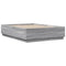 vidaXL Bed Frame without Mattress Grey Sonoma 135x190 cm Double