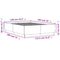 vidaXL Bed Frame without Mattress Grey Sonoma 135x190 cm Double
