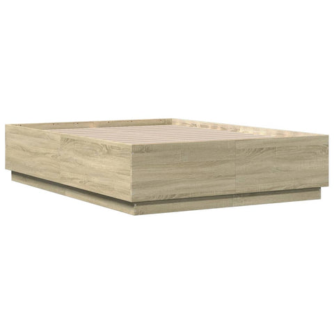 vidaXL Bed Frame without Mattress Sonoma Oak 120x190 cm Small Double