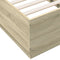 vidaXL Bed Frame without Mattress Sonoma Oak 90x190 cm Single