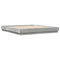 vidaXL Bed Frame with LED without Mattress Concrete Grey 200x200 cm