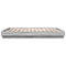vidaXL Bed Frame with LED without Mattress Grey Sonoma 200x200 cm