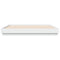 vidaXL Bed Frame with LED without Mattress White 180x200 cm Super King