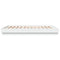 vidaXL Bed Frame with LED without Mattress White 180x200 cm Super King