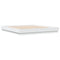 vidaXL Bed Frame with LED without Mattress White 180x200 cm Super King