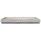 vidaXL Bed Frame with LED without Mattress Grey Sonoma 180x200 cm Super King