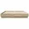 vidaXL Bed Frame with LED without Mattress Sonoma Oak 160x200 cm