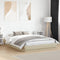 vidaXL Bed Frame with LED without Mattress Sonoma Oak 160x200 cm