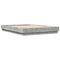 vidaXL Bed Frame with LED without Mattress Concrete Grey 150x200 cm King Size
