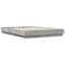 vidaXL Bed Frame with LED without Mattress Concrete Grey 150x200 cm King Size