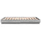 vidaXL Bed Frame with LED without Mattress Grey Sonoma 150x200 cm King Size