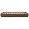 vidaXL Bed Frame with LED without Mattress Brown Oak 150x200 cm King Size